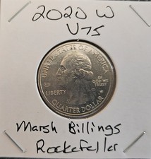 2020 W Marsh Billings Rockefeller Vermont V75 Privy Mark West Point Quarter 😯😲 picture