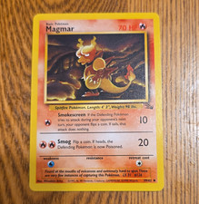 Wizards of the Coast Pokemon TCG Magmar 39/62 Fossil 1st Ed Uncommon 70 HP picture
