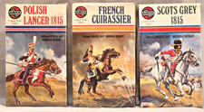 Airfix 54mm models Pol. Lancer, Scots Grey, Fr. Cuirassier, SEALED OB picture