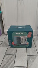 BEABA Babycook Neo Baby Food Maker Steamer Blender Glass Bowl Eucalyptus Pink picture