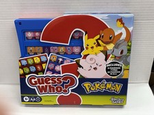 Guess Who Pokemon Edition Game Hasbro Family Fun Board Game 2 Player NEW picture