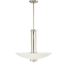 Kichler Hendrik Pendant 3Lt, Brushed Nickel, Satin Etched - 3275NI picture