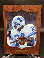 BARRY SANDERS 1997 LEAF #194 FRACTAL MATRIX FOIL PARALLEL INSERT DETROIT LIONS picture