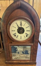 Antique c1850s Jerome & Co. Style Beehive Clock Alarm White House Working picture