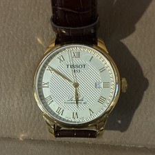 Tissot Le Locle Powermatic 80 Automatic Gold Case Silver Dial Roman Date picture