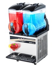 VEVOR Commercial Slushy Machine 15Lx2 Tank Margarita Smoothie Frozen Drink Maker picture