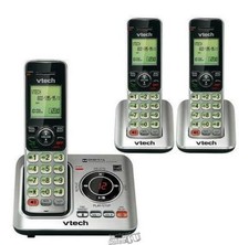 VTech Cordless Phone Base Digital Answering System 3 Cordless Handsets Speaker picture