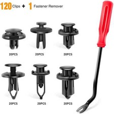 Nilight 120 Pcs Hole 6.3mm 8mm 9mm 10mm Car Push Retainer Clips Kits picture