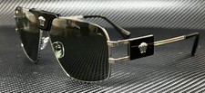 VERSACE VE2251 1001 2 Gunmetal Green Men's 63 mm Sunglasses picture