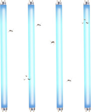 4 Pcs 15W 18 Inch Replacement UV Bulb F15T8/BL UVA 365Nm Fluorescent Light Bulbs picture