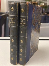 1900 A Conan Doyle THE GREAT BOER WAR Two Volumes, Tauchnitz, Lovely LEATHER picture