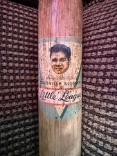 Vintage Babe Ruth Louisville Slugger Bat J2 30in Hillerich Bradsby 1940s Decal picture