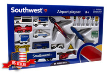 Daron Southwest Airlines Airport Playset Die-Cast Toy for Kids Ages 3+ picture