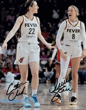 Caitlin Clark - Sophie Cunningham - DUAL Autographed Signed 8 x 10 Photo w/COA picture