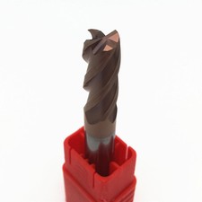 KLOT HRC60 TiCN Coated Solid Carbide End Mill 11mm-25mm 4-Flute 75-200mm CNC picture