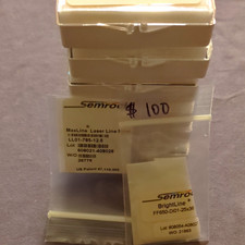 Mixed Lab Optics Filter Lot of 7 - CVI Melles Griot & Semrock MaxLine BrightLine picture