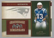 2006 Playoff Prestige Gridiron Heritage #28 Richard Seymour - FB picture
