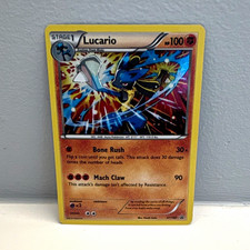 Pokemon TCG Lucario XY140 XY Holo Promo English Stage 1 Fighting 100HP - LP picture