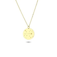 Glorria Gold Pisces Zodiac Necklace picture