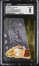 2018 Bench Warmer Hot Teacher #8 Anna Sophia Berglund Autograph CGC picture