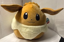 Pokemon Eevee Jumbo Plush  - Squishmallows 20” NWT picture