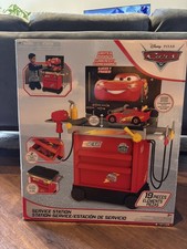 Disney Pixar’s Car Service Station Playset RETIRED RARE picture