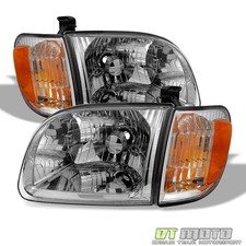 For 2000-2004 Toyota Tundra Regula/Access Cab Headlights+Parking Corner Lights picture