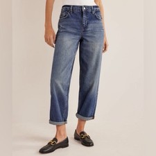 Boden Boyfriend Denim Jeans Size 8R Relaxed Slouchy Easy Casual Modern Classic picture