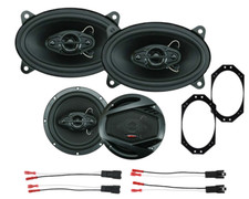 Gravity Front & Rear Car Door Speaker replacement for Jeep Wrangler 1997-2006 picture