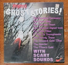 Famous Ghost Stories With Scary Sounds Wade Denning Halloween LP Good Used picture