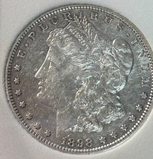 RARE 1898 S Morgan Silver Dollar. San Francisco Mint, Key Date picture