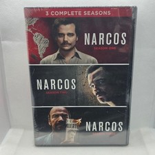 Narcos: Complete Series (DVD) Seasons 1-3 Pedro Pascal Pablo Escobar - Brand New picture