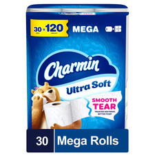 Ultra-Soft Smooth Tear Toilet Paper Rolls (30-Mega Rolls) picture