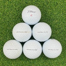36 Titleist Pro V1x 2023 & Prior Bulk Lot Used Golf Balls 4A Quality White picture