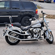 Fishtail Upsweeps for 86-17 Narrow Tire Harley Softail Exhaust Pipes Amazing picture