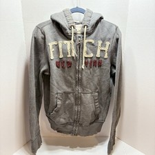 Abercrombie & Fitch Hoodie Distressed Men's Small Muscle Full Zip Vintage picture
