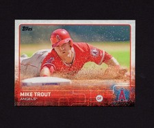 2015 Topps - Mike Trout #300 Sliding picture