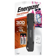 Energizer HardCase Flashlight 300 Lumen Black LED AA Batteries Included picture
