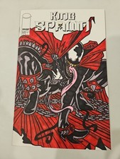King Spawn #50 Blank Sketch  Full VENOM/SPAWN Original Art James Fugate  picture