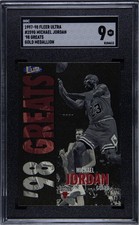 1997-98 Fleer Ultra - '98 Greats Michael Jordan #259G Gold Medallion SGC 9 BULLS picture