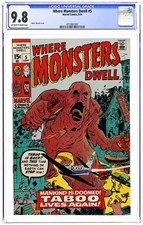 Where Monsters Dwell #5 CGC 9.8 1970 4715061007 picture