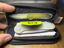 Civivi Knife Blade HQ Exclusive Elementum Jade G10  Flipper S35VN picture
