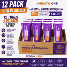 CLEARANCE 12 Pack Lidocaine 5% Hemorrhoid Cream 4oz Tubes EXP 09/2026 picture