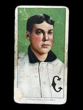 Vintage 1909-11 T206 Bunk Congalton Columbus Piedmont Back Baseball Tobacco Card picture
