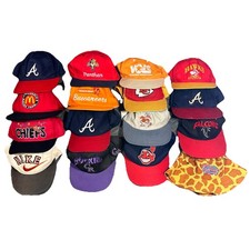 LOT OF 16: Vintage Child & Youth Sports Snapback Hats Adjustable Caps picture