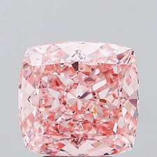 Lab Grown Diamond Cushion 1.51ct Fancy Vivid Pink VS1 IGI LG692555460 picture