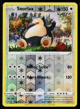 Snorlax Reverse Holo Rare SWSH01: Sword & Shield Base Set 140/202 NM picture