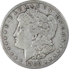 1900 O Morgan Silver Dollar VF Very Fine $1 Coin Collectible picture