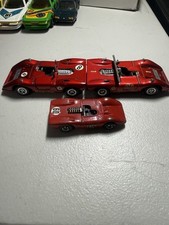Vintage Hot Wheels Ferrari Lot 3 Cars 1969 312P Redline + Mebetoys Can-Am Italy picture