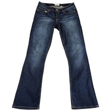 BKE Payton Bootcut Jeans Womens 30R Blue Denim Stretch Dark Wash Casual Mid Rise picture